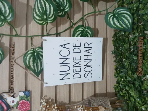 Placa Decorativa - HOME DECOR