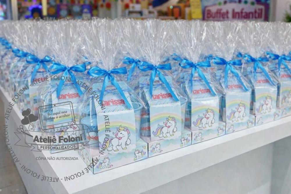 Saquinho e fita para embalar kit cineminha