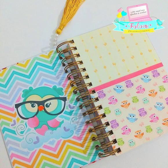 Agenda Personalizada Corujinha