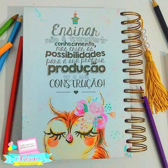 Agenda Personalizada Corujinha