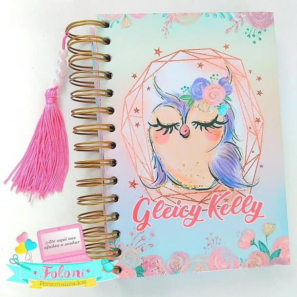Agenda Personalizada Corujinha