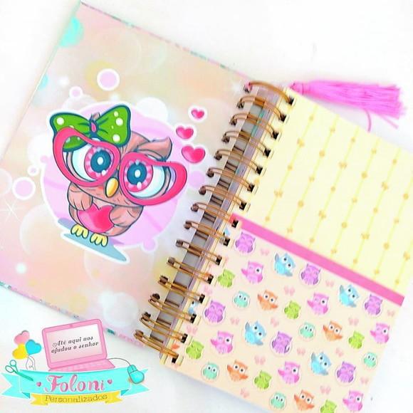 Agenda Personalizada Corujinha