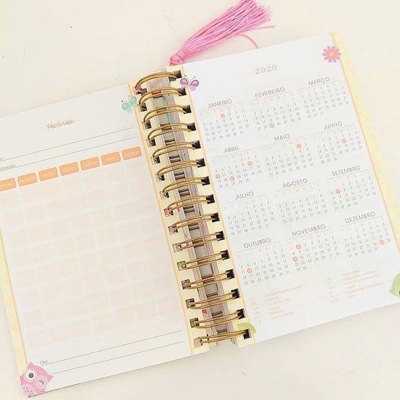 Agenda Personalizada Corujinha