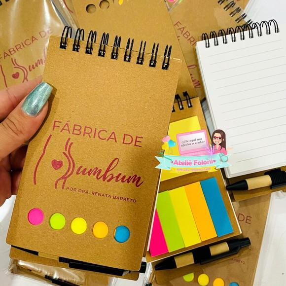 Bloco de Anotações com Autoadesivos Personalizado