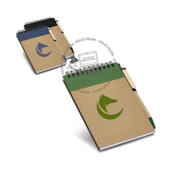 Caderneta Capa Dura 120 Folhas Personalizada