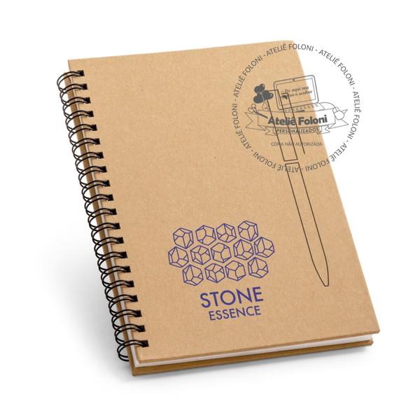 Caderno Capa com Caneta Dura 140 Pag Personalizado