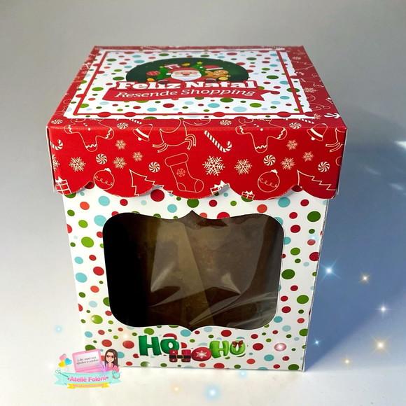 Caixa com Mini Panetone/chocotone Bauducco Corporativo
