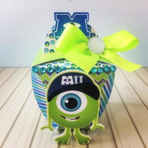 Caixa fofa 3D Monstros S.A