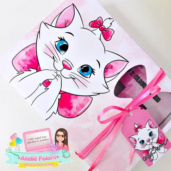 Caixa Mini Confeiteiro Gatinha Marie (somente a caixa)