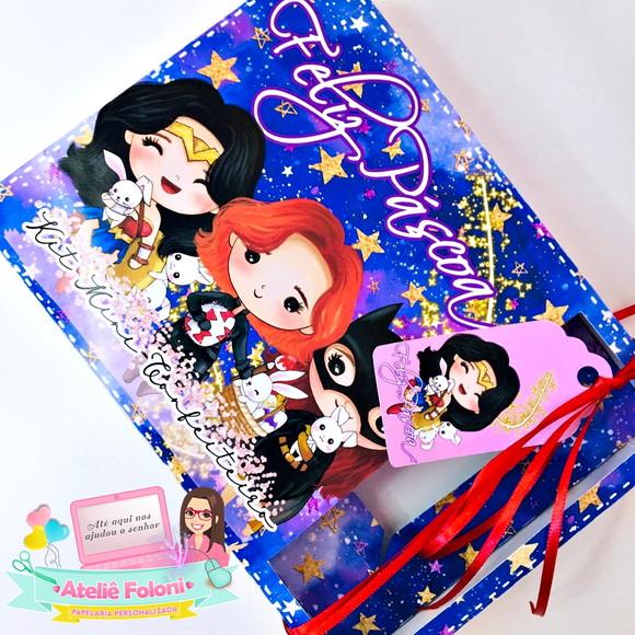 Caixa Mini Confeiteiro Heroínas (somente a caixa)