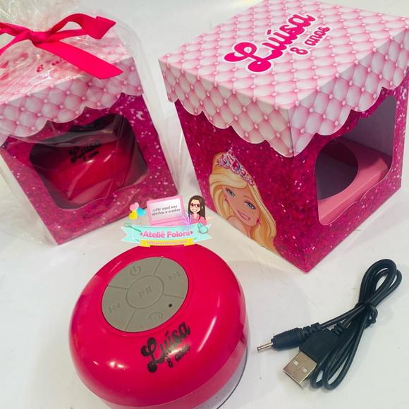 Caixinha de Som a Prova de Água Barbie e Ken