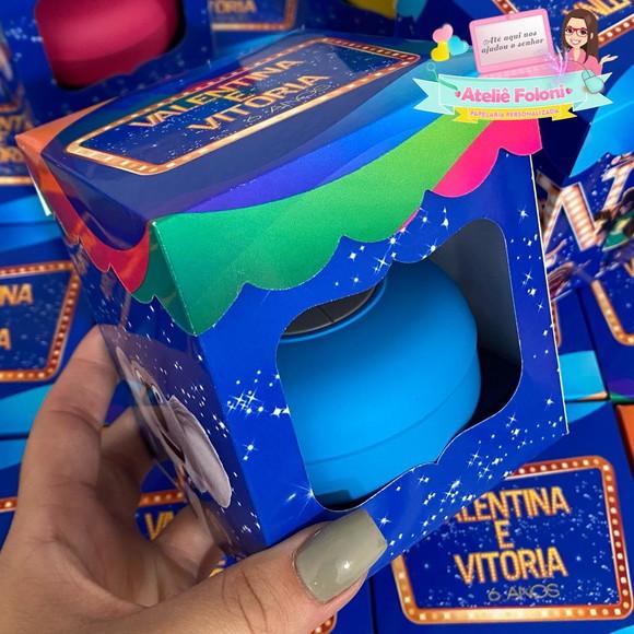 Caixinha de Som a Prova de Água com Caixa Personalizada