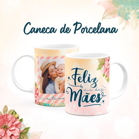 Caneca de Ceramica 325ml Dia das Mães Personalizada