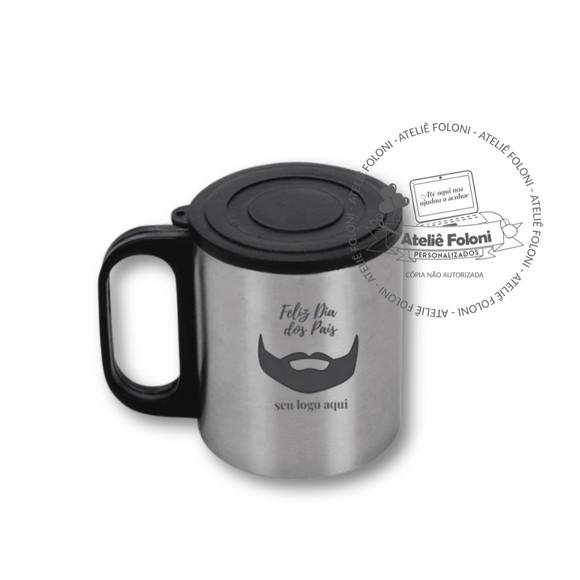 Caneca de Inox 180 ml Personalizada