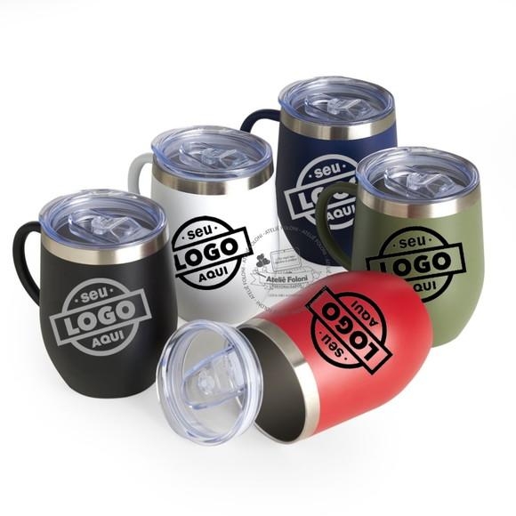 Caneca Térmica Inox Personalizada 350ml