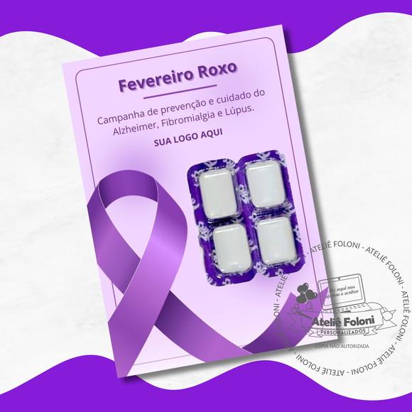 Card com Chilcete Uva Fevereiro Roxo