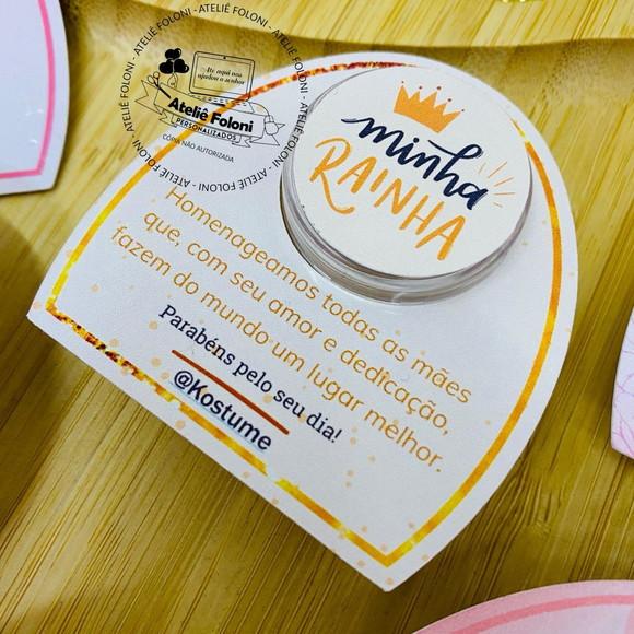 Card com Mini Hidratante Dia das Mães