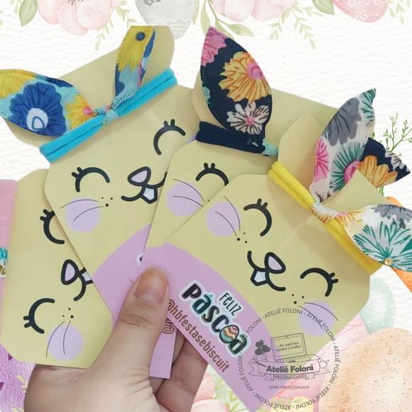 Card/cartão Coelinho Páscoa com Xuxinha Personalizado