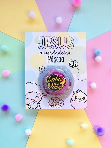 Cartão para Blister Páscoa Bombom ou Confeti