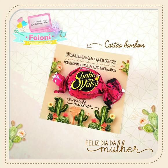 Cartão Sonho de valsa Dia das Mulheres