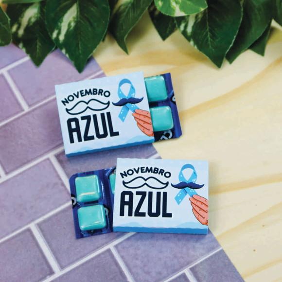 Chiclete Personalizado com 4 Novembro Azul