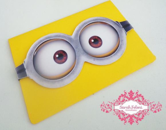 Convite Pop Up Minions