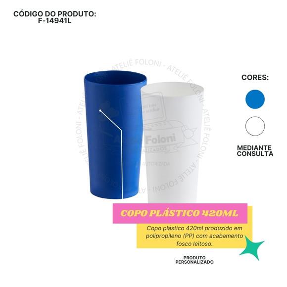 Copo Plástico 420ml Personalizado