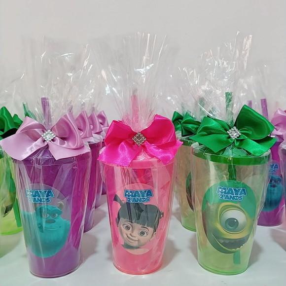Copos 500ml com Canudo Personalizados