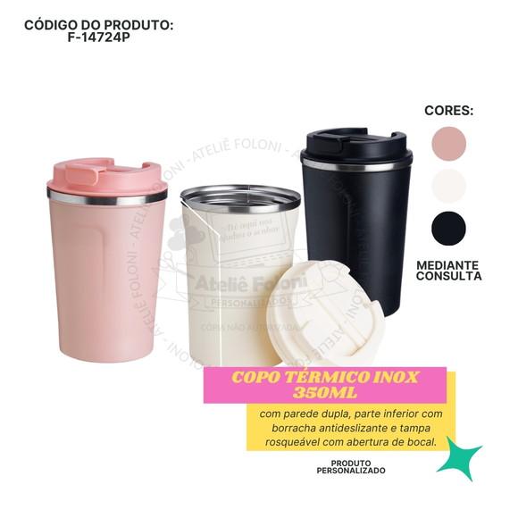 Copo Térmico Inox 350ml Personalizado