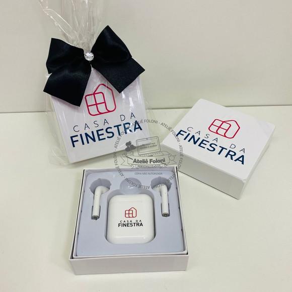 Fone Bluetooth Personalizado Embalado com Laço