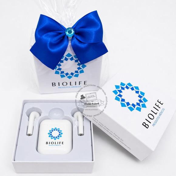 Fone Bluetooth Personalizado Embalado com Laço