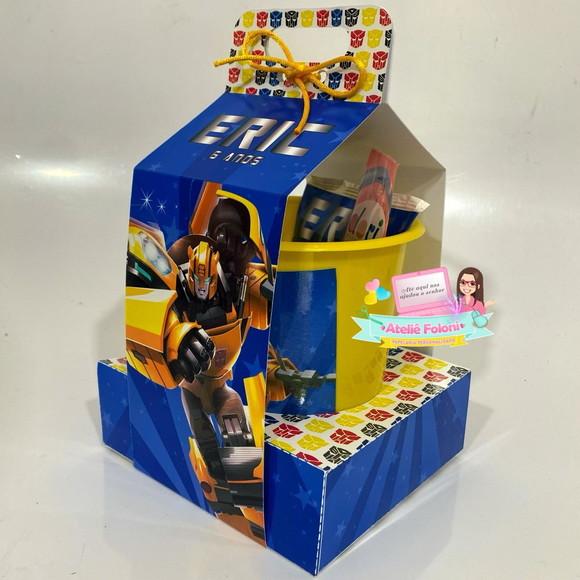 Kit Baldinho na Caixa Transformers