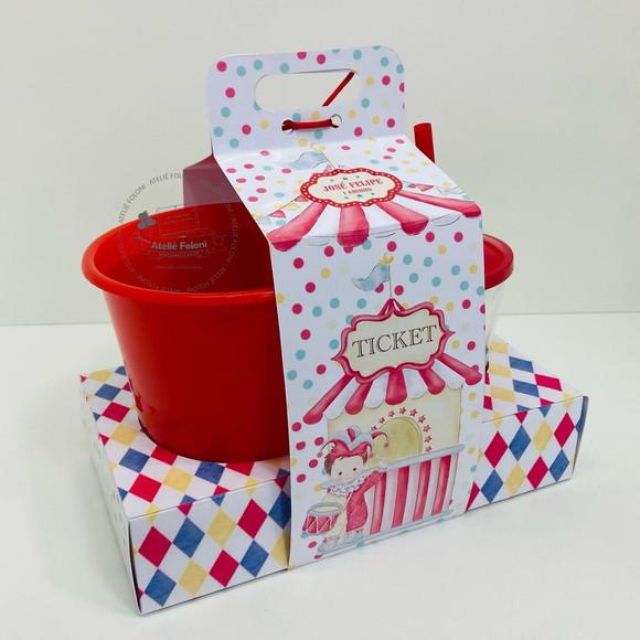 Kit Cinema na Caixa com Alça Circo Vintage