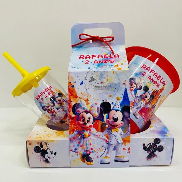 Kit Cinema na Caixa com Alça Disney Aquarela