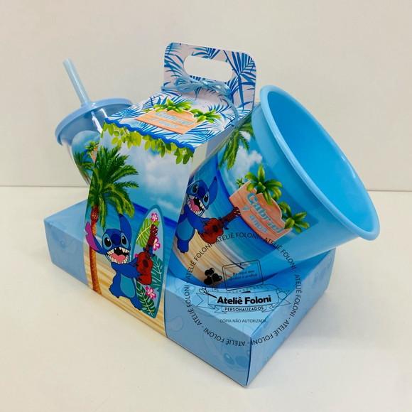 Kit Cinema na Caixa com Alça Stitch