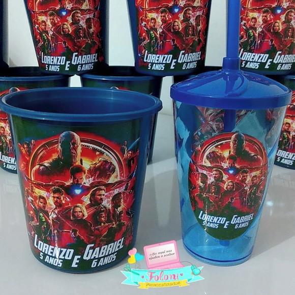 Kit cineminha balde + copo