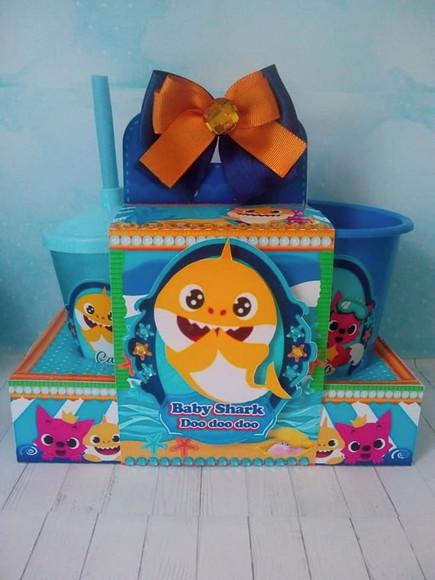 Kit Cineminha na Caixa Baby Shark