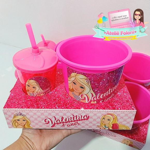 Kit Cineminha na Caixa Barbie e Ken