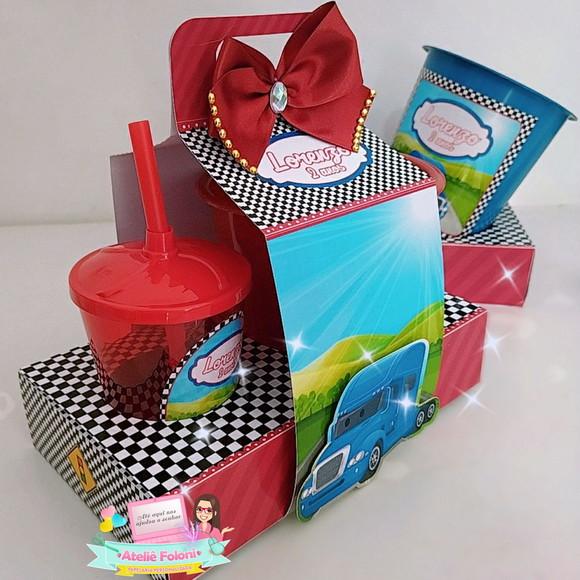 Kit Cineminha na Caixa Caminhão
