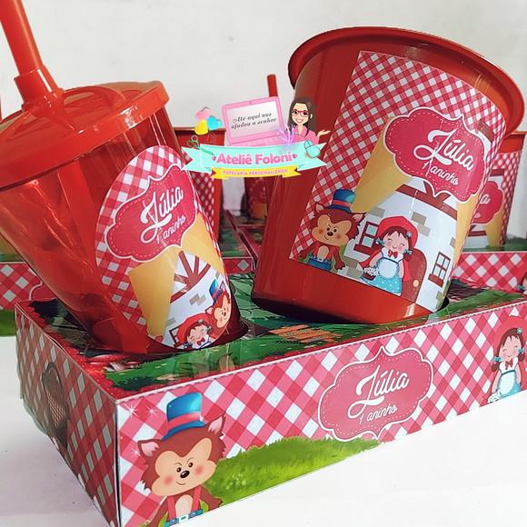 Kit Cineminha na caixa Chapeuzinho Vermelho