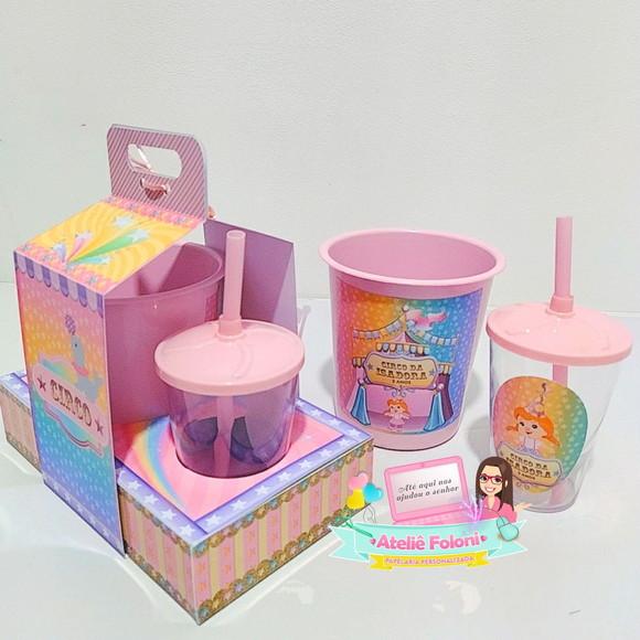 Kit Cineminha na Caixa Circo Rosa