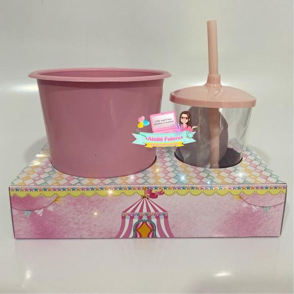 Kit Cineminha na Caixa Circo Rosa