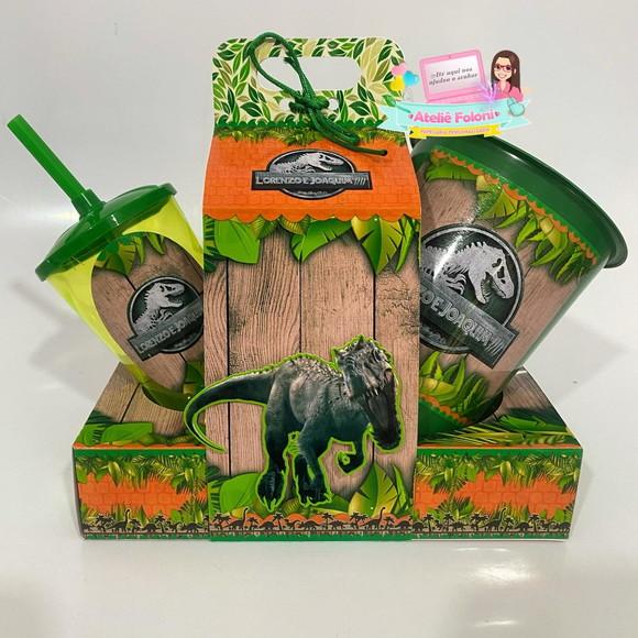 Kit Cineminha na Caixa com Alça Jurassic