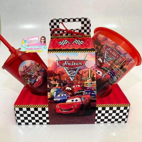 Kit Cineminha na Caixa com Alça Carros
