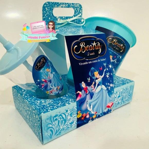 Kit Cineminha na Caixa com Alça Cinderella