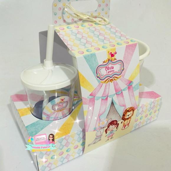 Kit Cineminha na Caixa com Alça Circo Candy