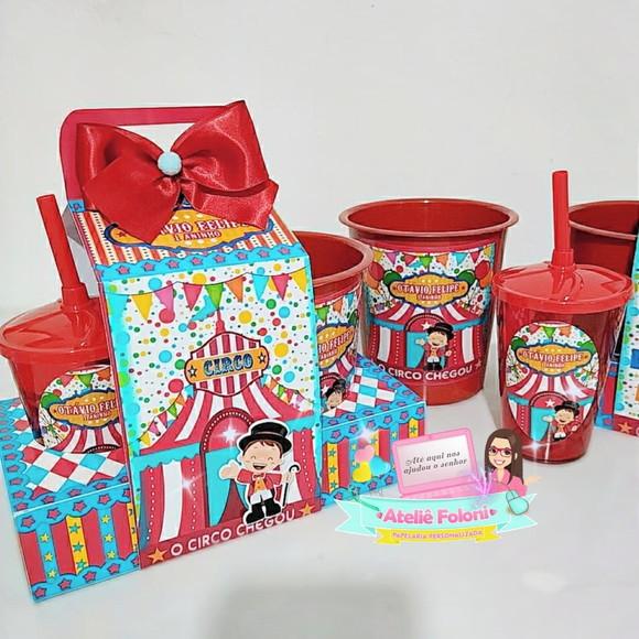 Kit Cineminha na Caixa com Alça Circo