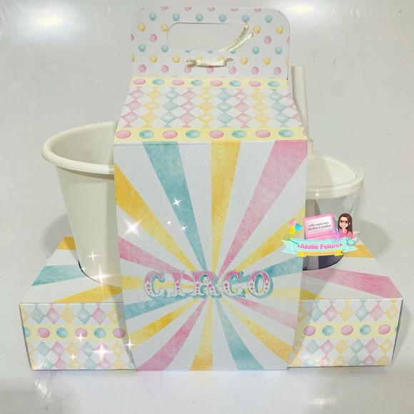 Kit Cineminha na Caixa com Alça Circo Candy