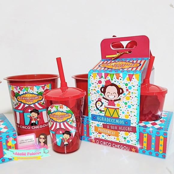 Kit Cineminha na Caixa com Alça Circo