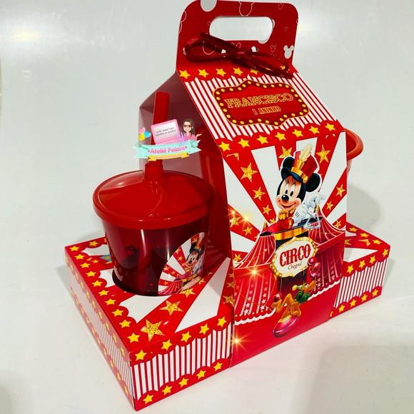 Kit Cineminha na Caixa com Alça Circo do Mickey